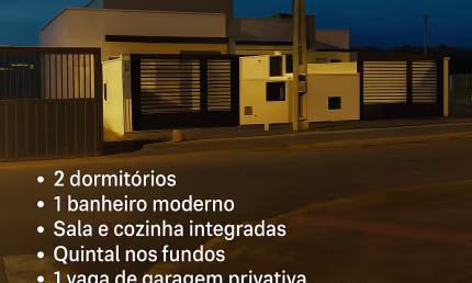 Casa com 2 quartos à venda no Loteamento Los Angeles, São José 