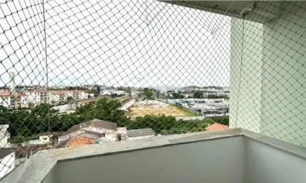 Barbada em campinas/sj - apto de 2d, semi mobiliado com vista em prédio com elevador