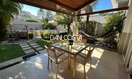 Casa no condomínio  santa monica jardins na barra da tijuca - 5 quartos, 5 suítes, 3 salas, 5 vagas - rio de janeiro-rj