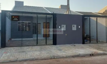 Casa para venda em cascavel, siena, 2 dormitórios, 1 banheiro, 2 vagas