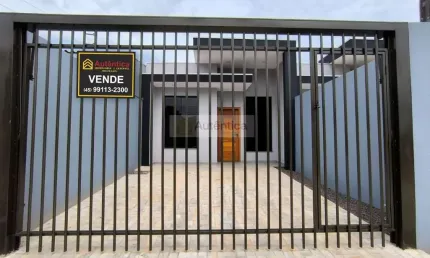 Casa para Venda em Cascavel, CATARATAS, 2 dormitórios, 1 banheiro, 2 vagas