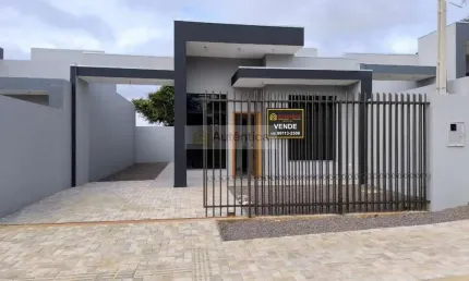 Casa para Venda em Cascavel, BRASILIA, 2 dormitórios, 1 suíte, 2 banheiros, 2 vagas