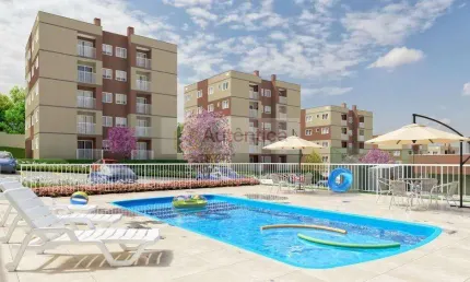 Apartamento para venda em cascavel, floresta, 2 dormitórios, 1 banheiro, 1 vaga