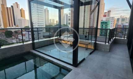 Flat com 1 quarto à venda na Avenida João Maurício, 1, Manaíra, João Pessoa