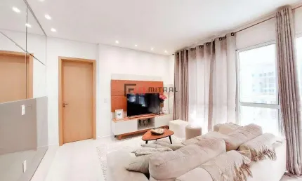 Apartamento à venda tresor residence, 3 dormitórios sendo 1 suite, 2 garagens. gleba fazenda palhan