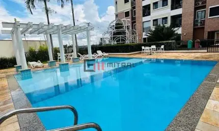 Edifício Upper com sala estendida  2 quartos sendo 1 suíte,  varanda com churrasqueira, andar alto