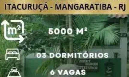 Chácara para locação 5000m²  itacuruçá-mangaratiba-rj