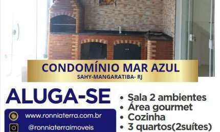 Casa em condomínio fechado com 3 quartos para alugar na Avenida Vale Do Sahy, Sahy, Mangaratiba