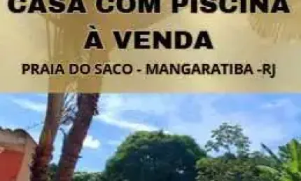 Casa com piscina à venda - Praia do Saco - Mangaratiba - RJ