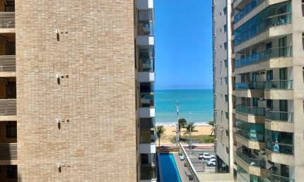 Apto  quartos com 2 suites e 3 vagas na orla da praia