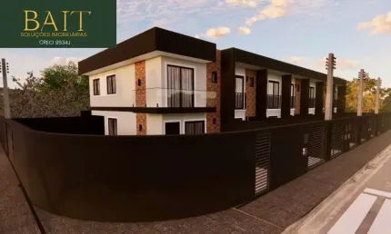 Sobrado Geminado Novo a Venda 1 Suíte mais 2 Quartos Bairro Comasa Joinville SC