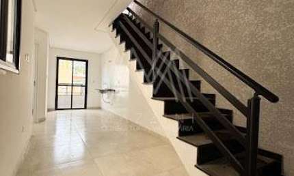 Apartamento com Cobertura e infra para area Gourmet no Terraço,  à venda, 92 m² por R$ 590.000 - Vila Bastos - Santo André/SP