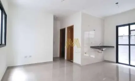 Apartamento com 2 dormitórios à venda, 60 m² por R$ 362.000,00 - Vila Homero Thon - Santo André/SP