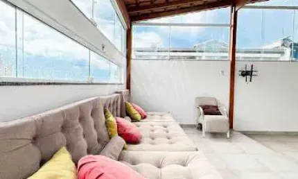 Cobertura com 2 dormitórios à venda, 102 m² por R$ 620.000,00 - Vila Valparaíso - Santo André/SP