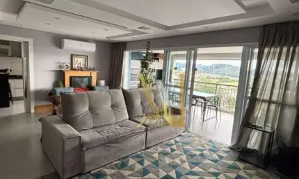 Alto Padrão, 154m2 de puro Glamour, Apartamento, 3 dormitórios c/ suítes, Sala estendida com sacada Gourmet envidraçada e cortinas elétricas.