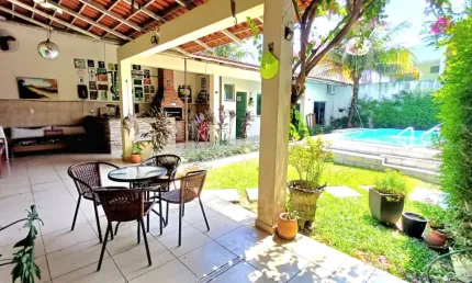 COLINA DO SOL, N. Aleixo.  Duplex, 100% mobiliada, 4 suites, climatizada, Edícula, Piscina e 4 vagas
