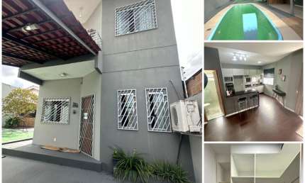 DUPLEX NO JAPIIM. 3QTS/2STES, ESCRITÓRIO, PISCINA, EDÍCULA E 2 VGS