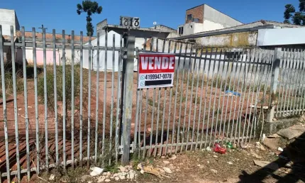 Terreno à venda na Rua Arnaldo Thá, 1313, Fazendinha, Curitiba