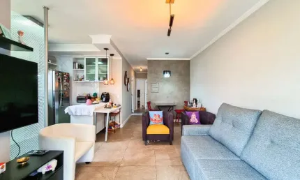 Apartamento tipo para venda em moema com 2 quartos, sendo 2 suítes, 90m²