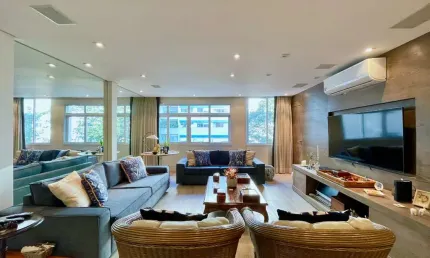 Apartamento tipo para venda em jardim américa com 2 quartos, sendo 2 suítes, 129m²