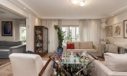 Apartamento tipo para venda em indianópolis com 3 quartos, sendo 2 suítes, 158m²