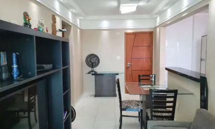 Apartamento na praia grande com sacada gourmet e localização excelente