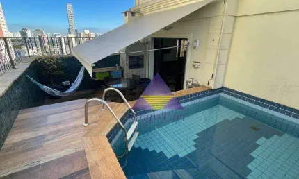 Cobertura com 3 Dormitórios , Suites , 3 Vagas , Piscina e Churrasqueira à venda, 158 m² por R$ 1.495.000 - Vila Gomes Cardim - São Paulo/SP
