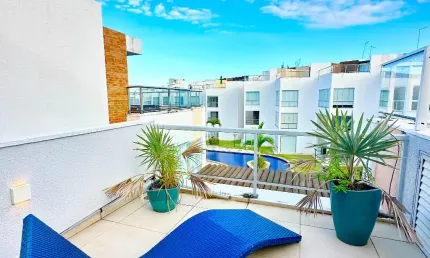 Cobertura Duplex mobiliada com 207m² - Praia de Tabatinga