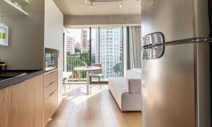 Apartamento com 1 quarto à venda no Jardim das Bandeiras, São Paulo , 27 m2 por R$ 528.770