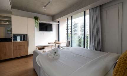 Apartamento com 1 quarto à venda no Jardim das Bandeiras, São Paulo , 27 m2 por R$ 528.770