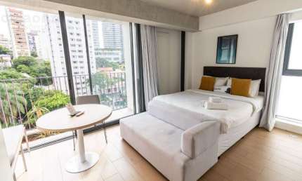 Apartamento com 1 quarto à venda no Jardim das Bandeiras, São Paulo , 27 m2 por R$ 528.770