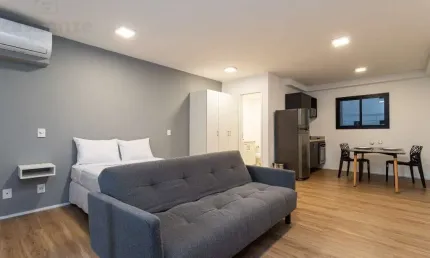 Studio de 44m² à venda no condomínio aurora paulistana, santa ifigênia são paulo.