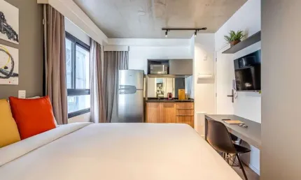 Apartamento com 1 dormitório à venda, 32,62m² - jardim paulista