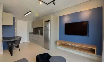 Studio com 1 dormitório à venda, 39,16m² - vila olimpía