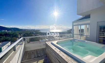 cobertura linear de 3 Dormitórios com vista mar á venda no Itacorubi