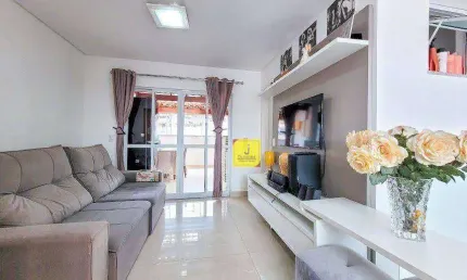 Cobertura com 2 salas, 2 banheiros, 1 quarto, espaço gourmet e garagem - ao lado da UFJF
