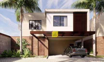 Casas com 3 suítes, espaço gourmet e 2 vagas no Jardim da Serra