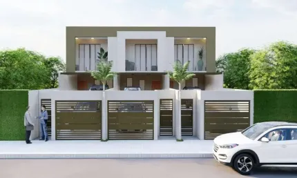 Casa com 3 quartos (suíte com closet), espaço gourmet, quintal e 2 vagas no recanto da mata