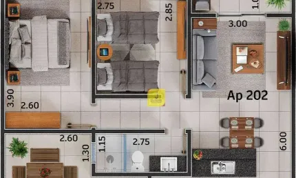 Apartamento garden com 2 dormitórios à venda, 61 m² por r$ 274.900,00 - bom jardim - juiz de fora/mg