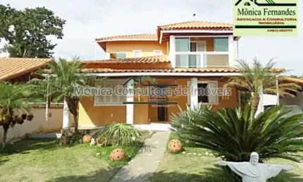 Casa com 3 quartos à venda na Avenida Um, Jardim Interlagos (Ponta Negra), Maricá, 385 m2 por R$ 690.000