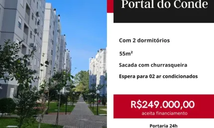 LINDO APARTAMENTO PARA MORAR NO BAIRRO SANTA RITA GUAIBA