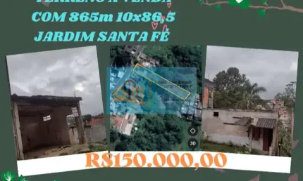 Terreno à venda na Rua Conde de Lancastre, Jardim Santa Fé (Zona Sul), São Paulo