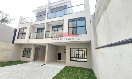 Sobrado de 3 quartos com suite e 3 vagas, terraco com churrasqueira e jacuzzi no Jardim das Américas, Curitiba-PR: oportunidade imperdível!