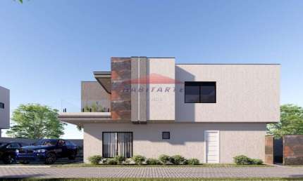Sobrado de Luxo à Venda em Curitiba-PR, Bairro Portão  3 Quartos, 3 Suítes, 2 Salas, 4 Banheiros, 2 Vagas de Garagem  149,02 m²