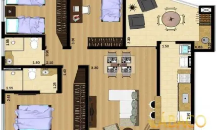 Apartamento com 3 quartos à venda no Centro, São Carlos 