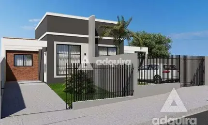 Casa à venda 3 Quartos, 1 Suite, 2 Vagas, 78M², Neves, Ponta Grossa - PR
