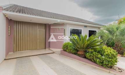 Casa à venda 3 Quartos, 1 Suite, 4 Vagas, 276M², Jardim Carvalho, Ponta Grossa - PR
