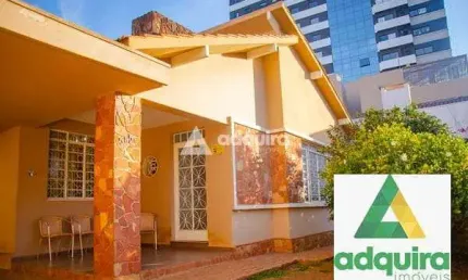 Casa à venda 4 Quartos, 3 Suites, 4 Vagas, 495M², Centro, Ponta Grossa - PR