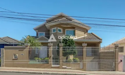 Casa à venda e locação 4 Quartos, 1 Suite, 3 Vagas, 436.8M², Jardim Carvalho, Ponta Grossa - PR