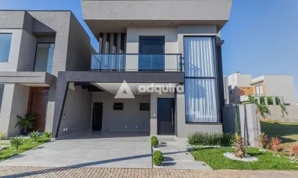 Casa mobiliada à venda e locação 4 Quartos, 4 Suites, 2 Vagas, 200M², Cará-cará, Ponta Grossa - PR